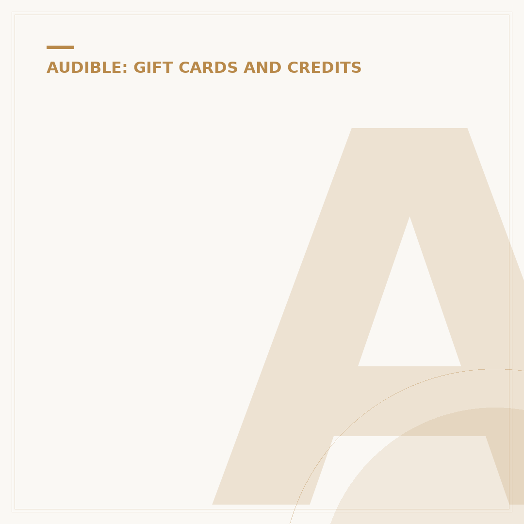 Amazon Audible Gift Card: Where to Buy & Use It