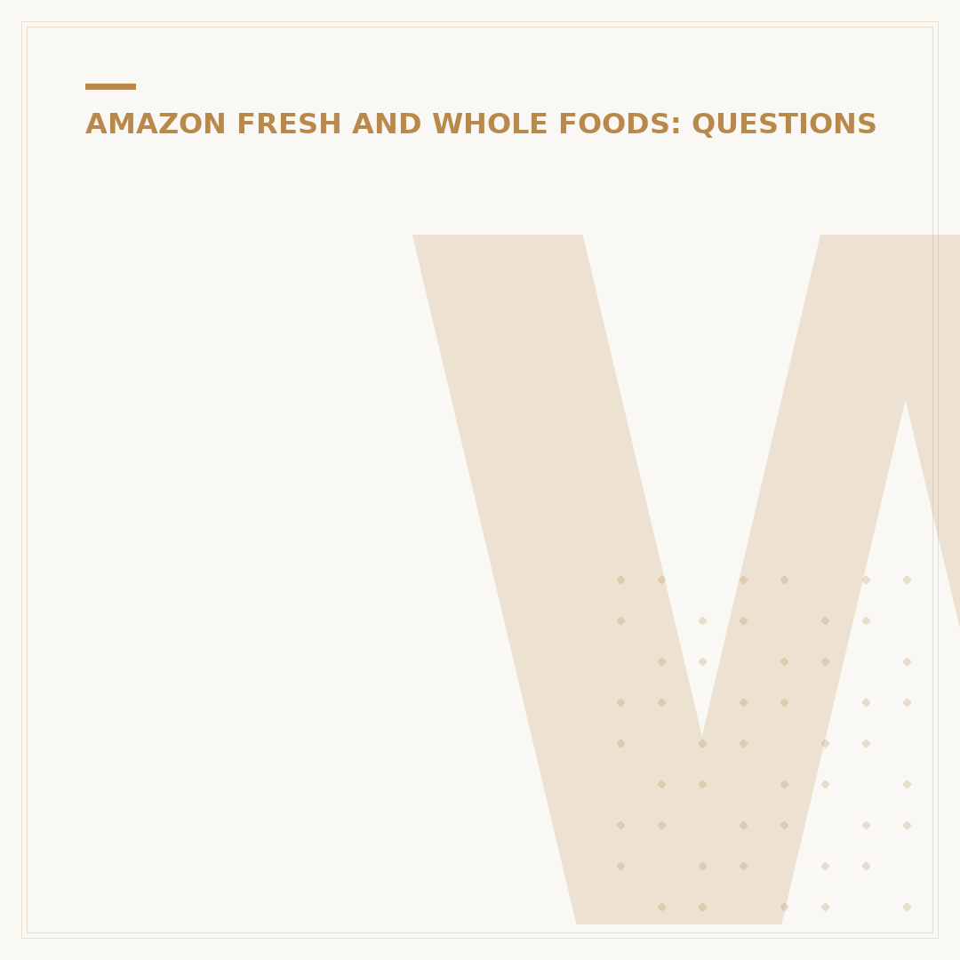 What Time Is the Amazon Counter Open at Whole Foods?