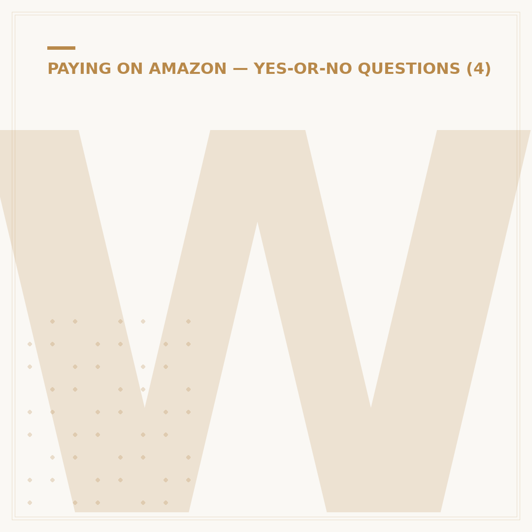 Will Amazon Start Paying Dividends?