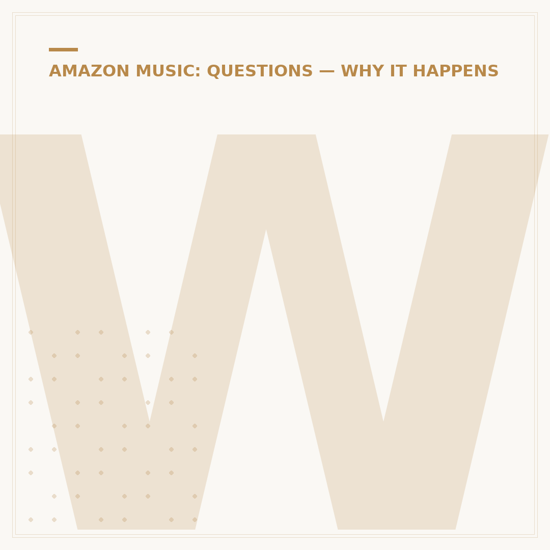 Why Is My Amazon Music Gone? Common Causes & Fixes