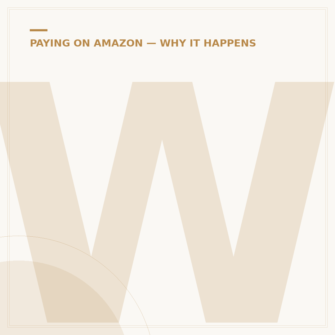 Why Amazon Didn't Charge Your Card Yet