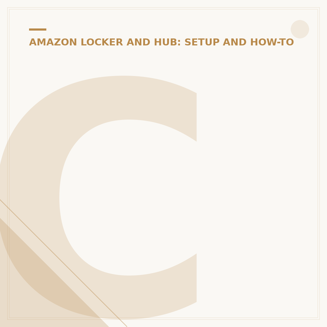 Can I Have My Amazon Package Delivered to a Locker?