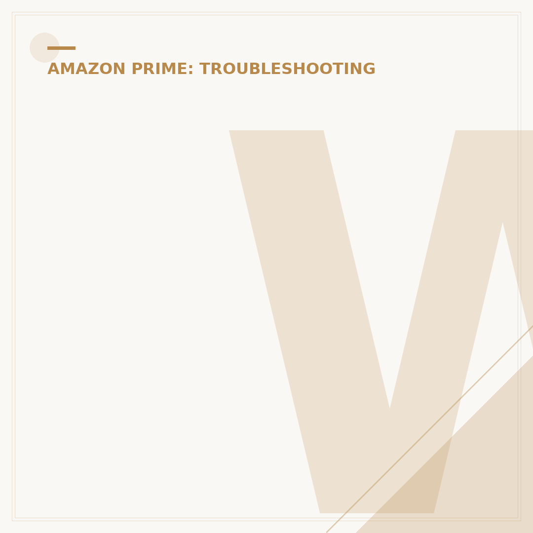 Why Is Amazon Prime Buffering? Fixes & Troubleshooting