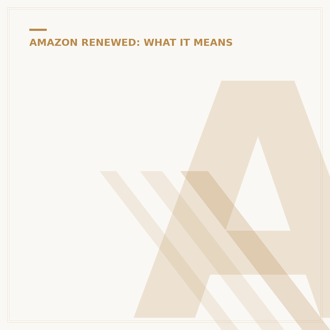 Amazon Renewed vs Renewed Premium: What's the Difference?