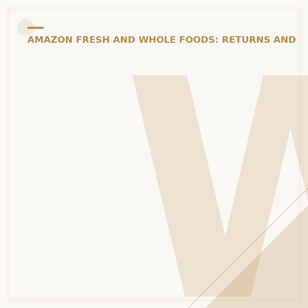 When Does Amazon Returns Open at Whole Foods?