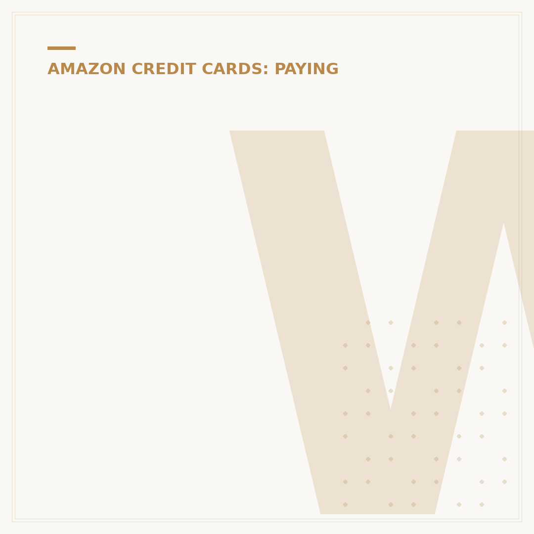 What Is The Minimum Payment For Amazon Store Card?