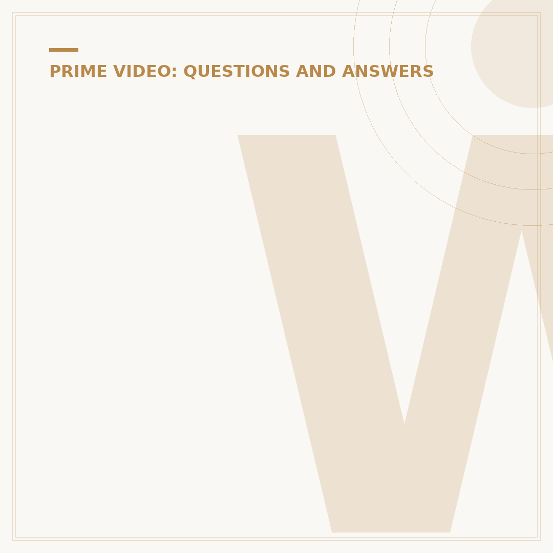 Why Is Amazon Prime Video Quality So Bad? Reasons Explained