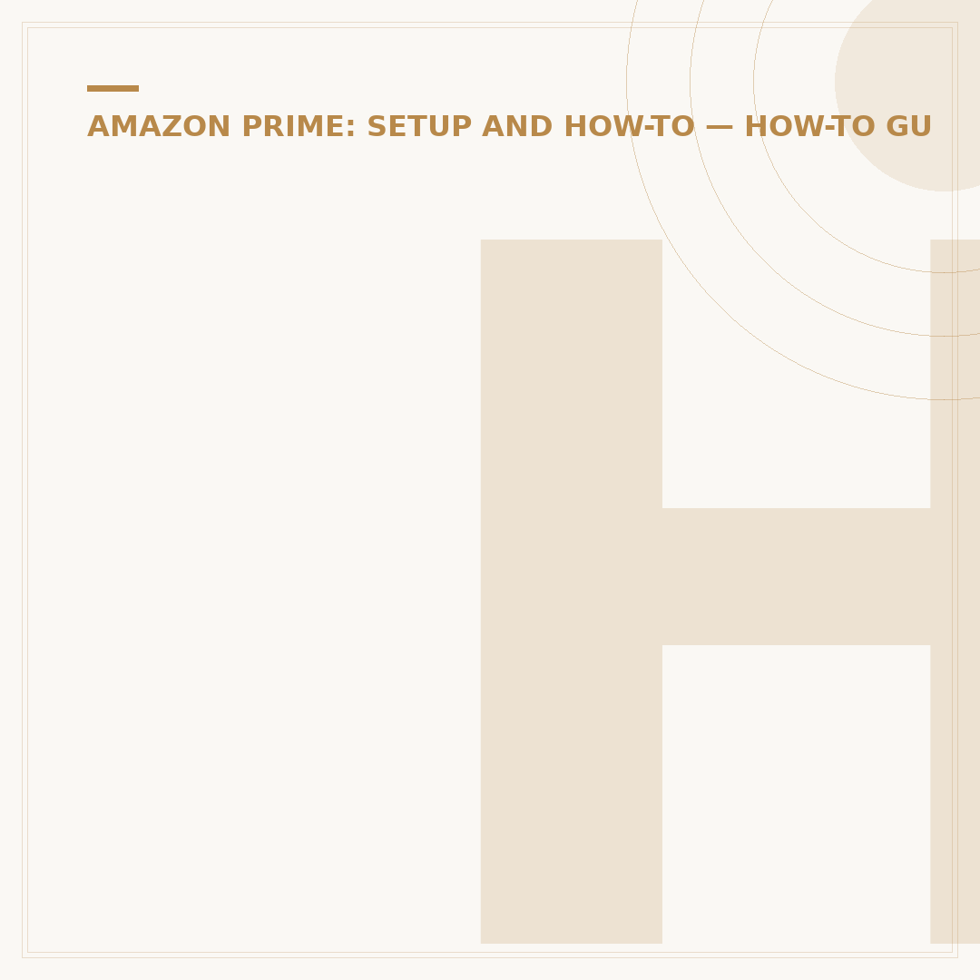 How to Archive Orders on Amazon Prime: Avoid Mistakes