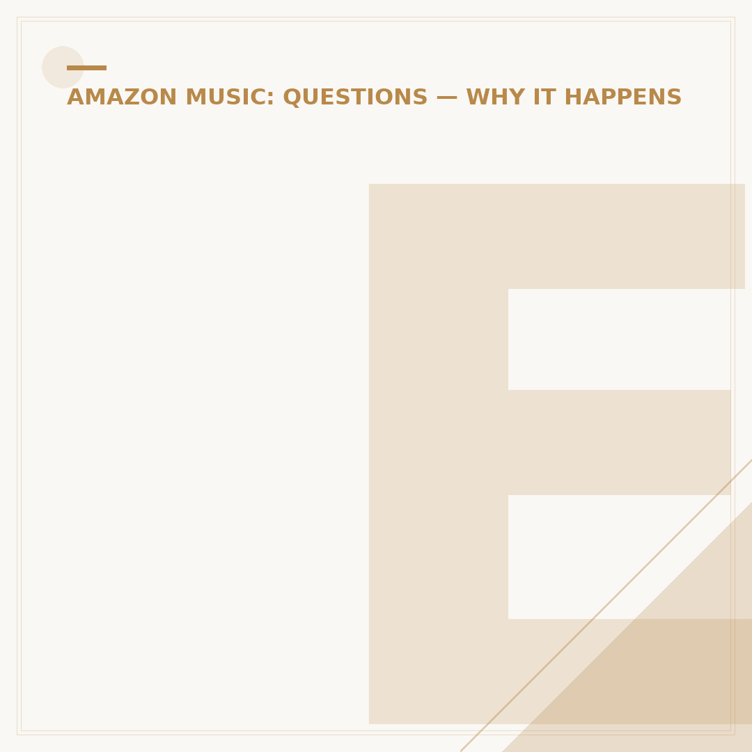 Echo Not Playing Amazon Music? Troubleshoot Issues