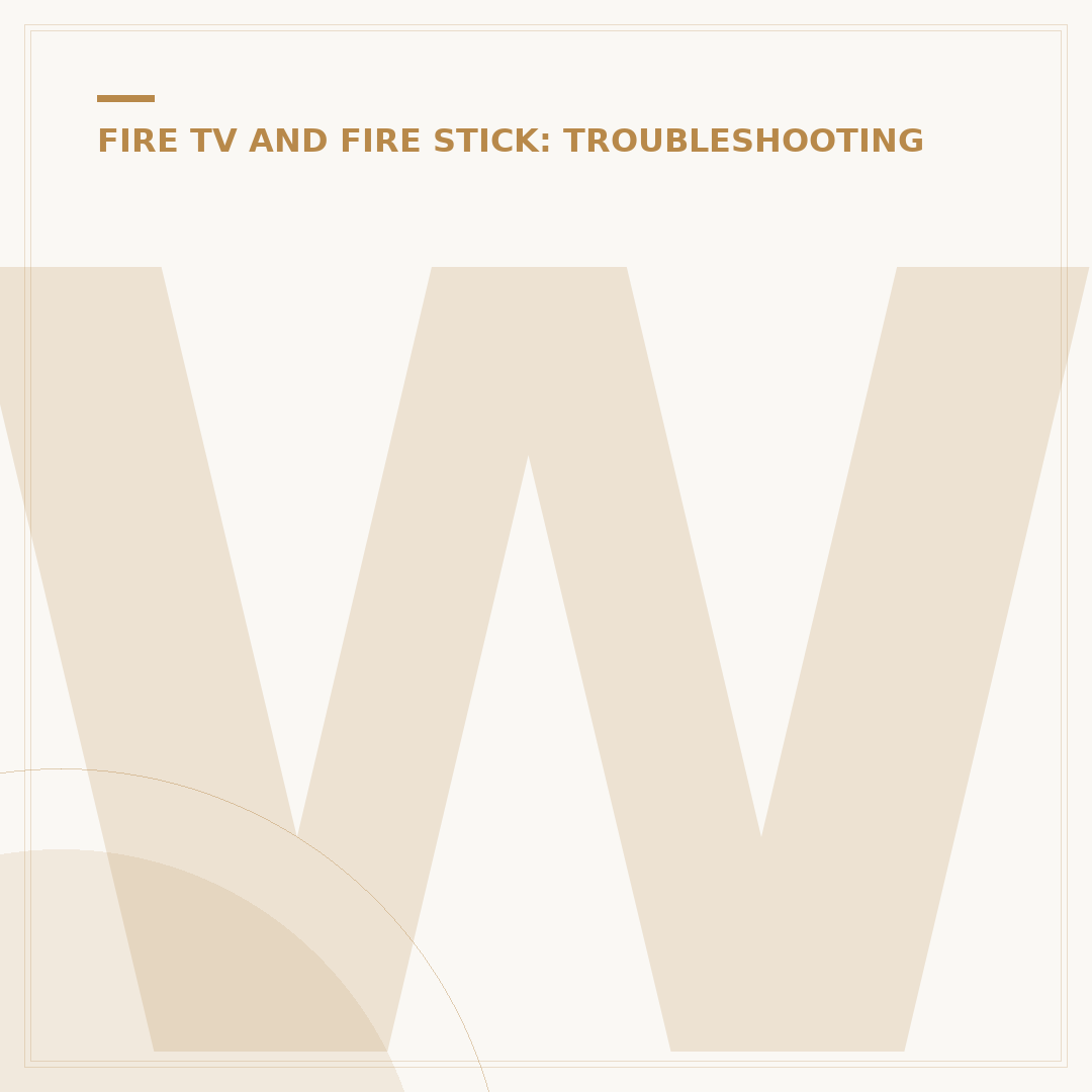 Why Won't My Amazon Fire Stick Work?