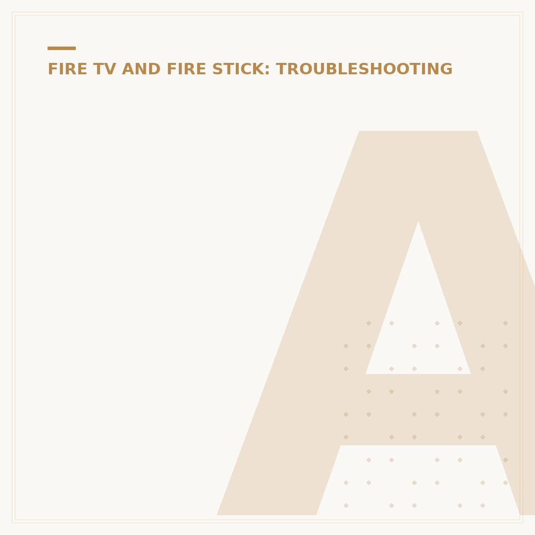 Amazon Fire Stick Remote Not Working? Troubleshooting Steps