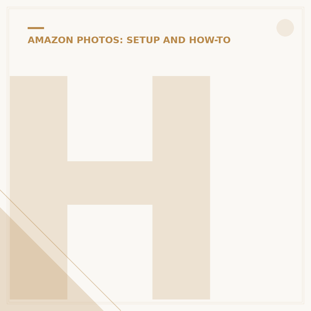 How Do You Use Amazon Photo Storage Effectively?