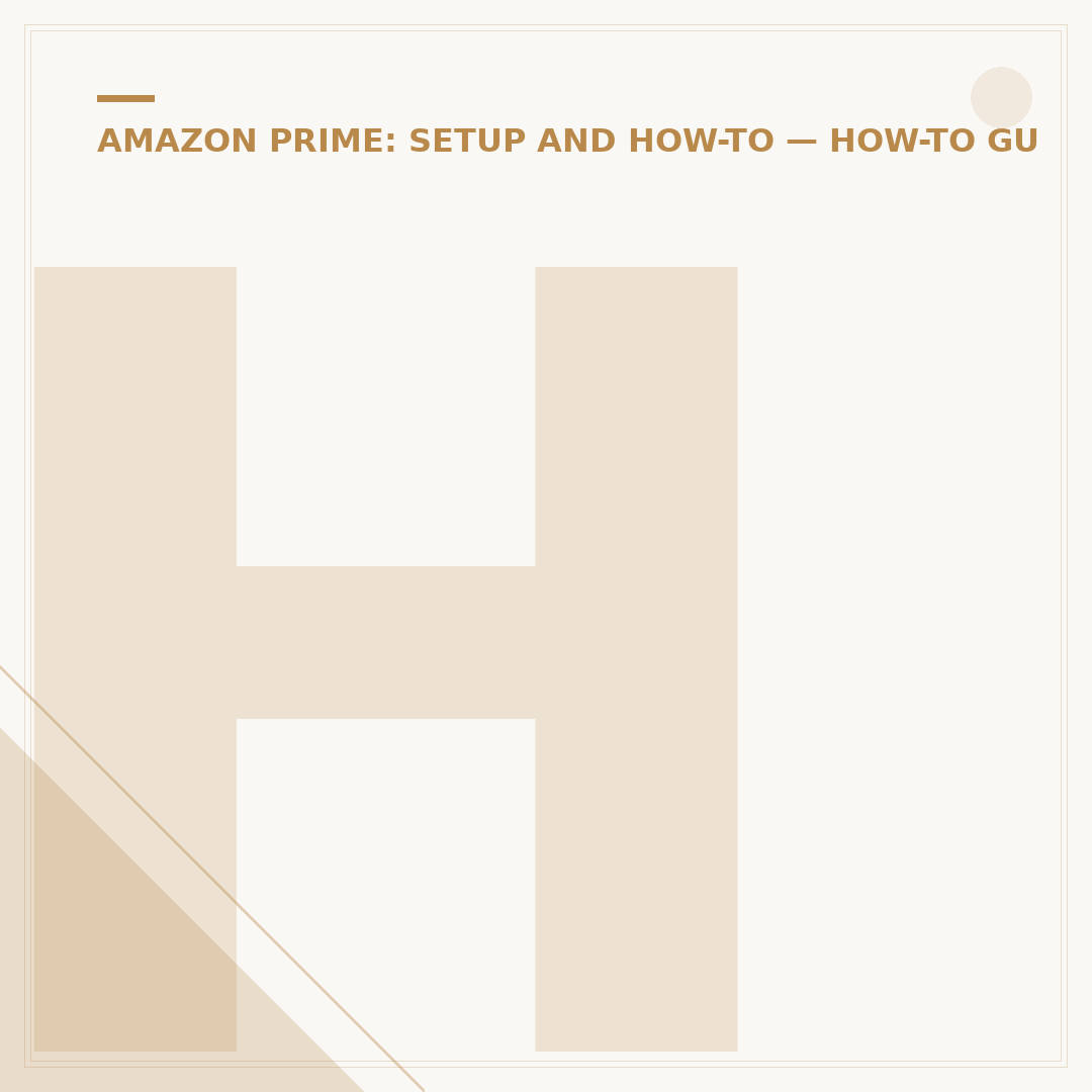 How Do I Make an Amazon Prime Account?