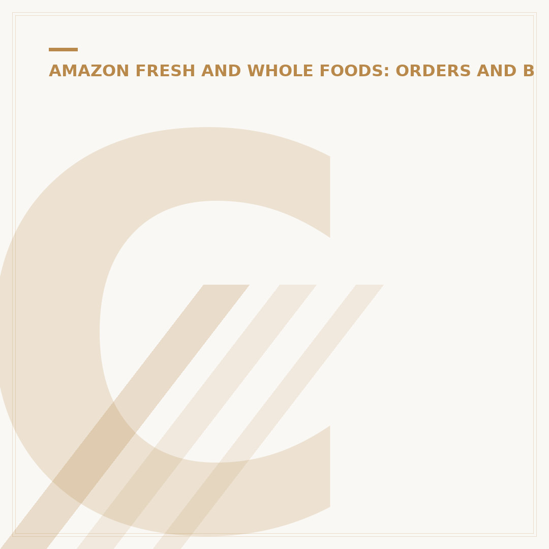 Can You Order Groceries on Amazon? Yes, Here's How
