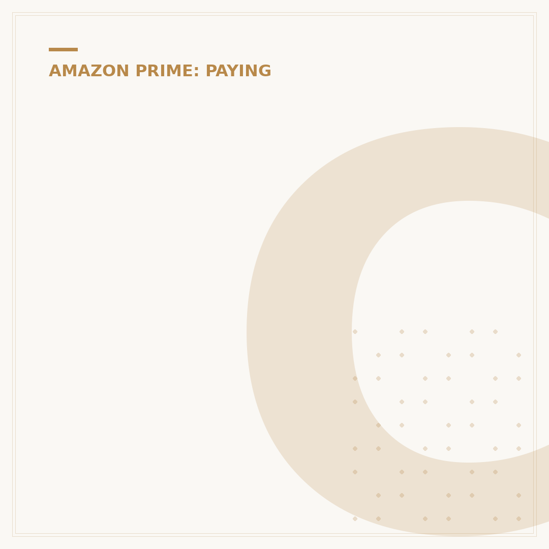 Can You Pay for a Year of Amazon Prime?