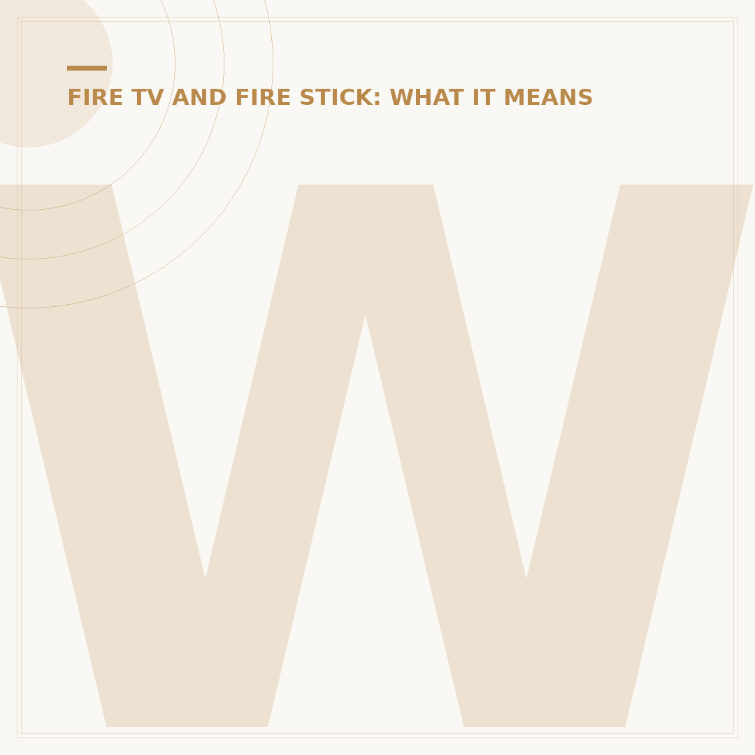 What is the Purpose of the Amazon Fire Stick?