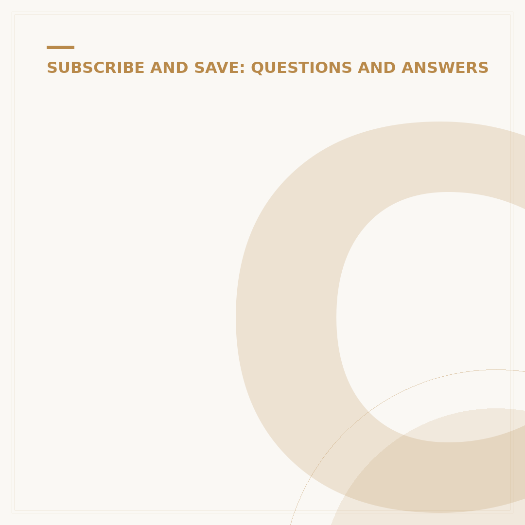 Can I Return Amazon Subscribe & Save Items?