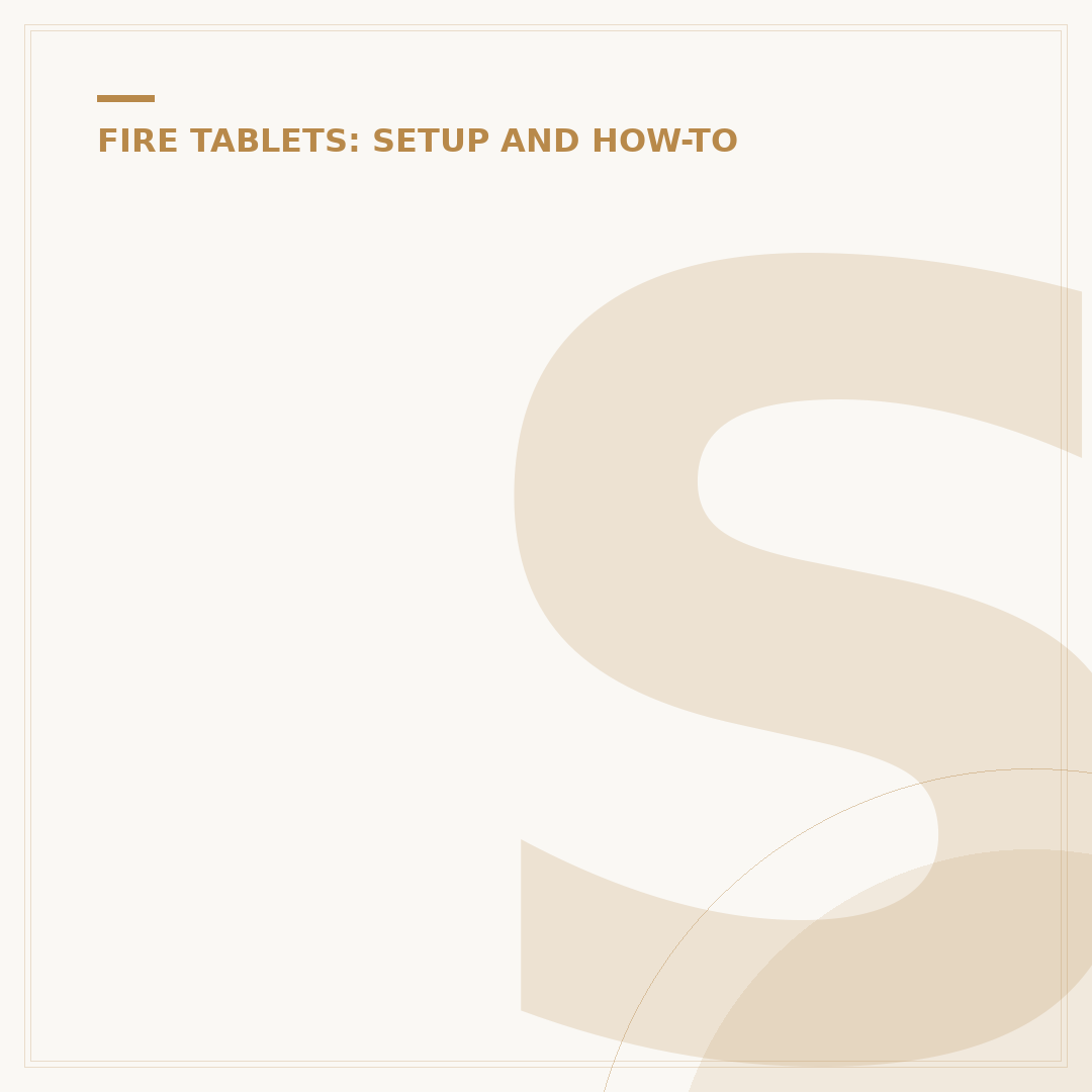 Screenshot on Amazon Fire Tablet: Avoid Common Mistakes
