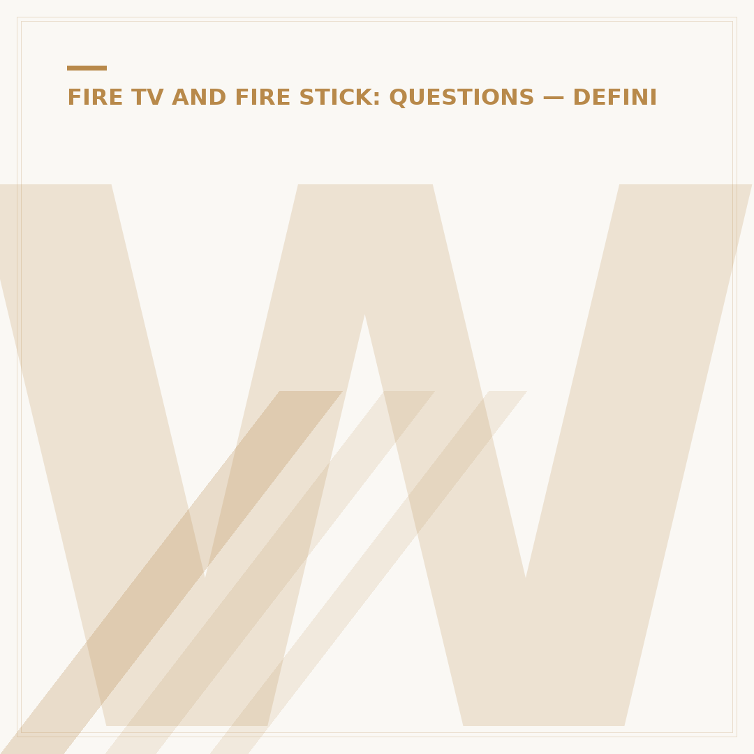 What Shows Can I Watch on Amazon Fire Stick?
