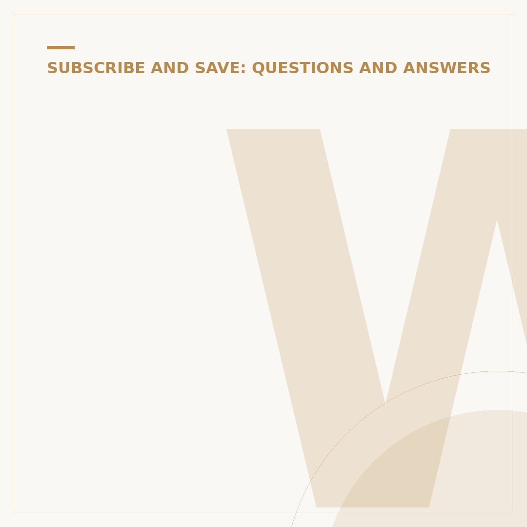 Where to Find Amazon Subscribe & Save on Amazon