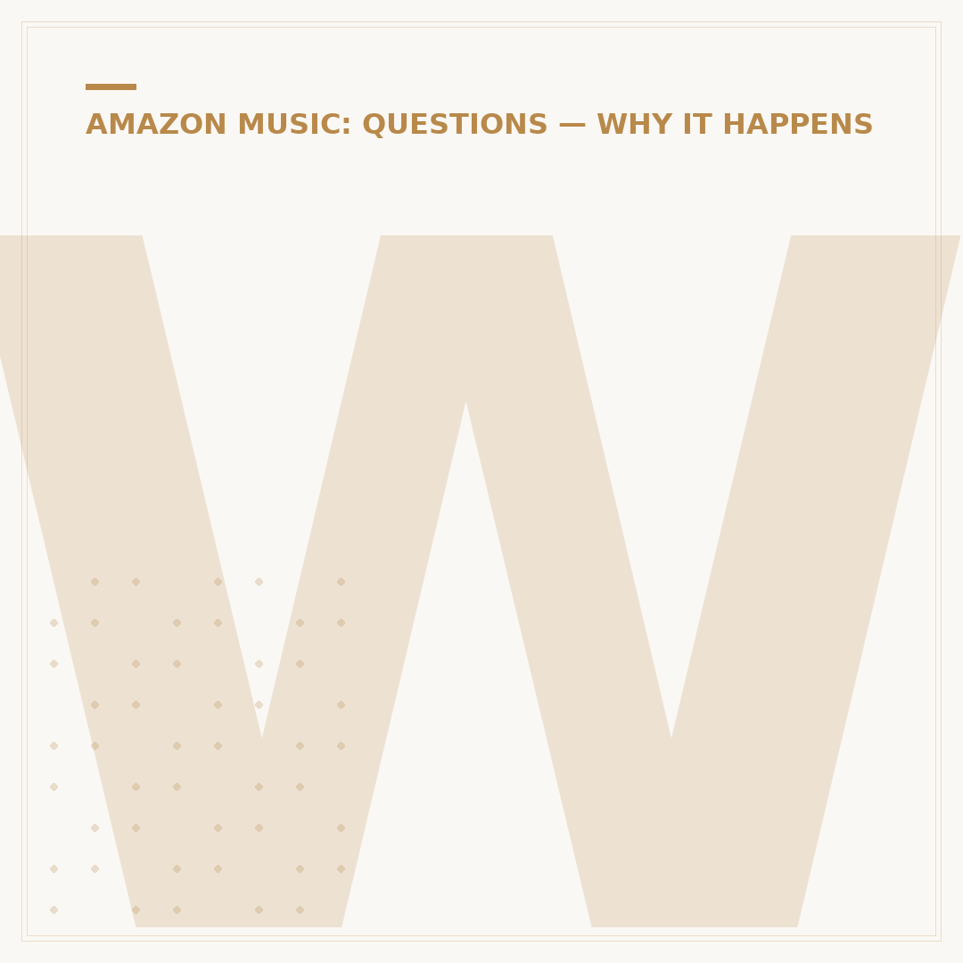 Why Songs Get Removed From Amazon Music
