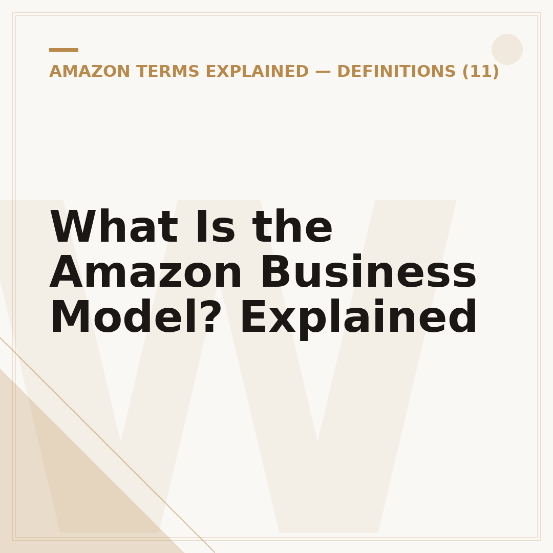 What Is the Amazon Business Model? Explained