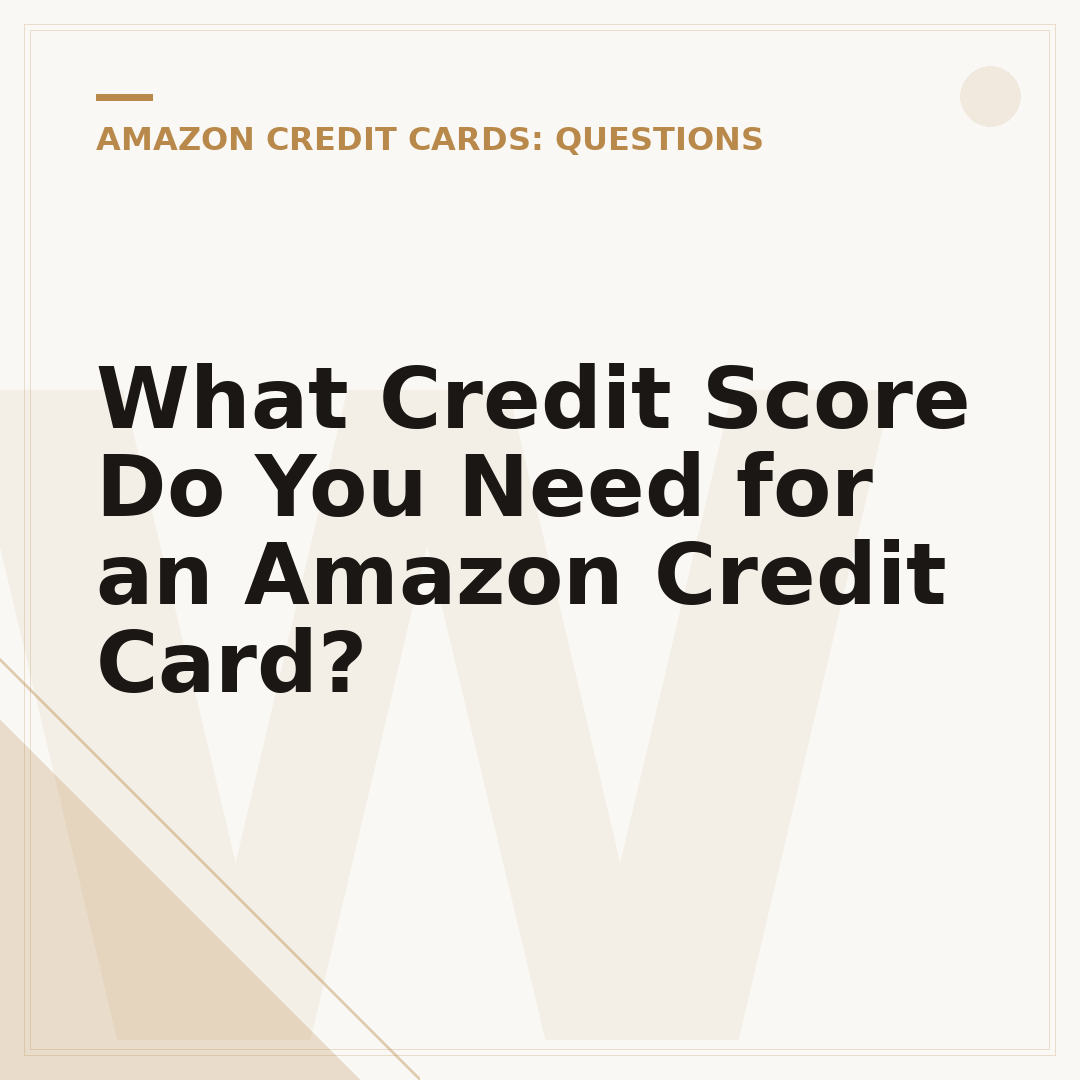 What Credit Score Do You Need for an Amazon Credit Card?