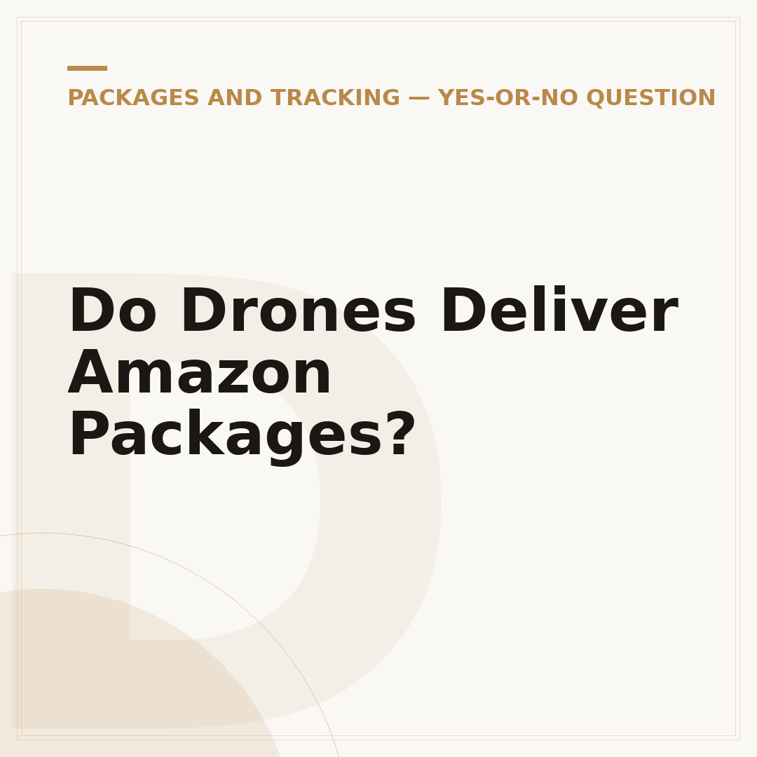 Do Drones Deliver Amazon Packages?