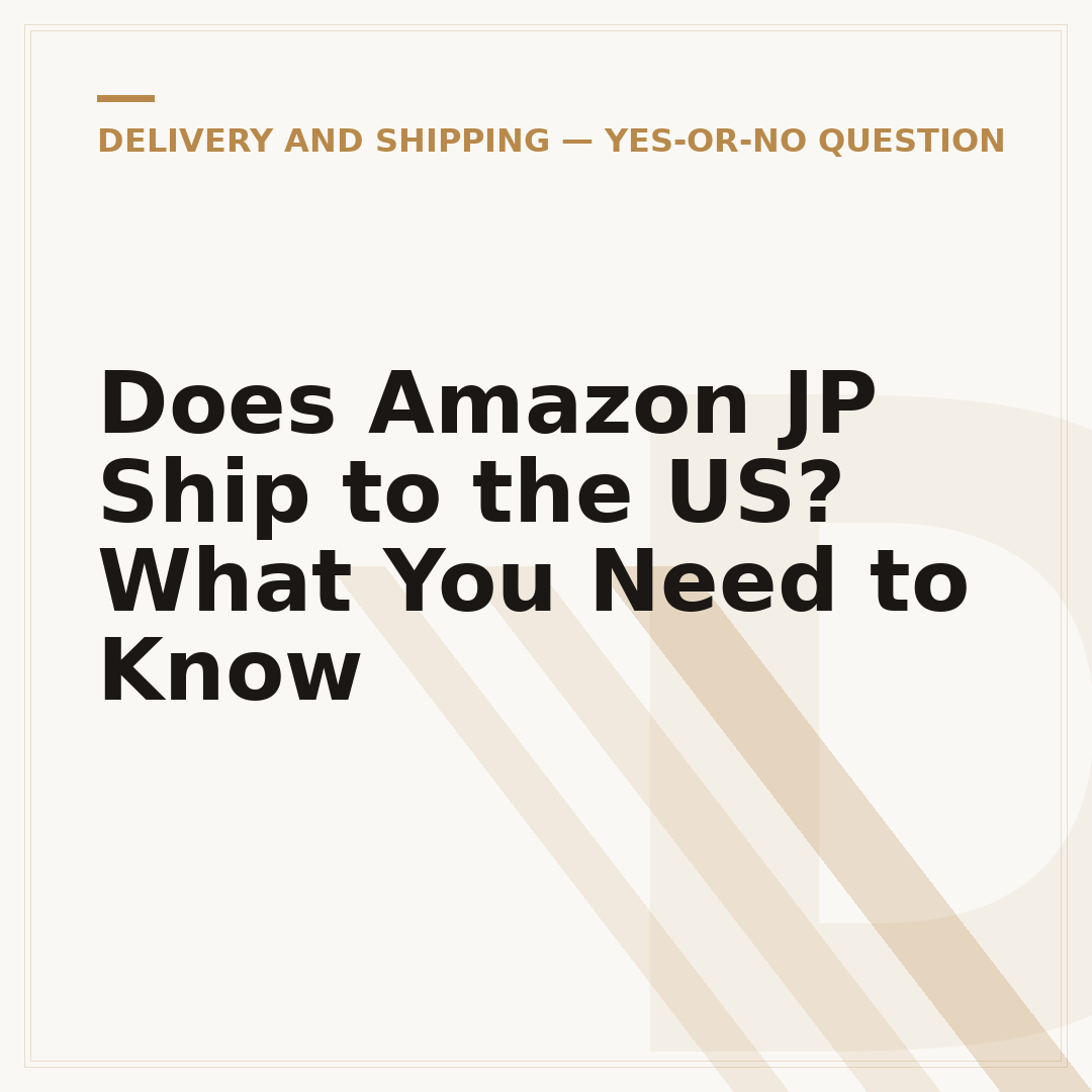 Does Amazon JP Ship to the US? What You Need to Know