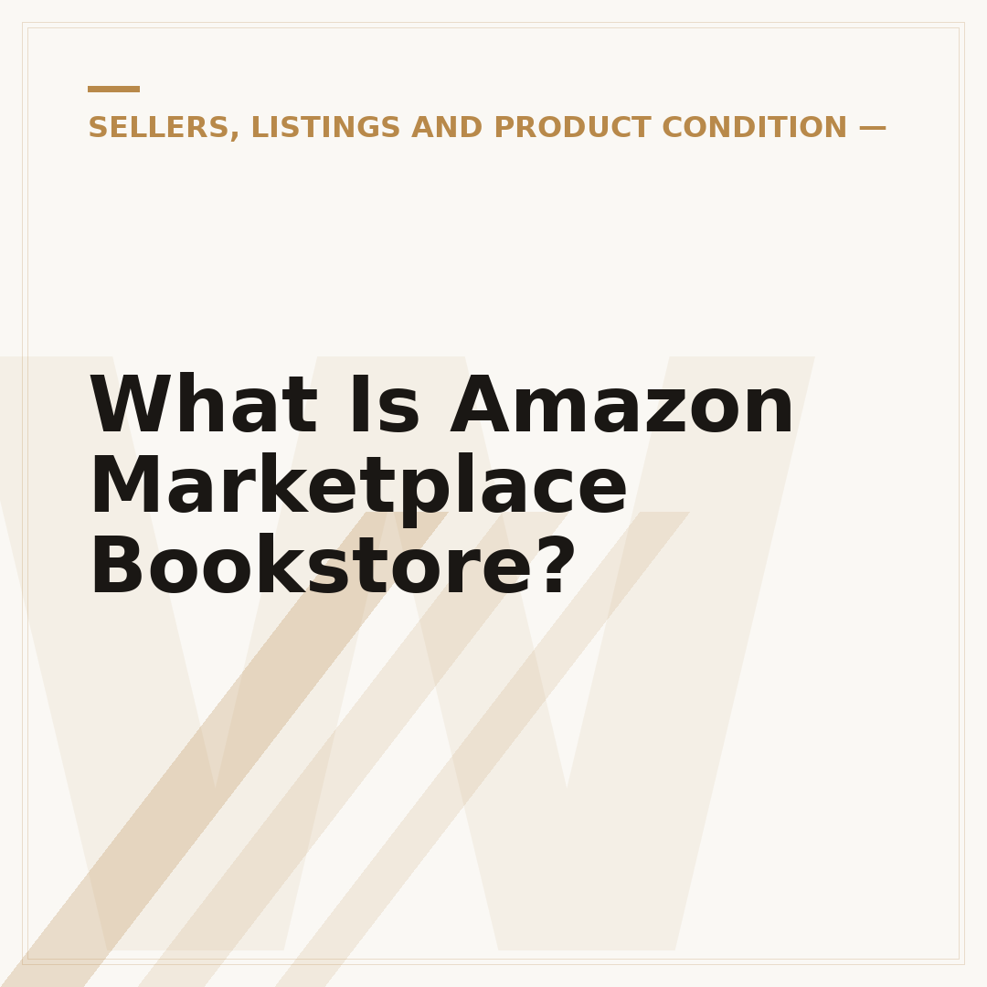 What Is Amazon Marketplace Bookstore?