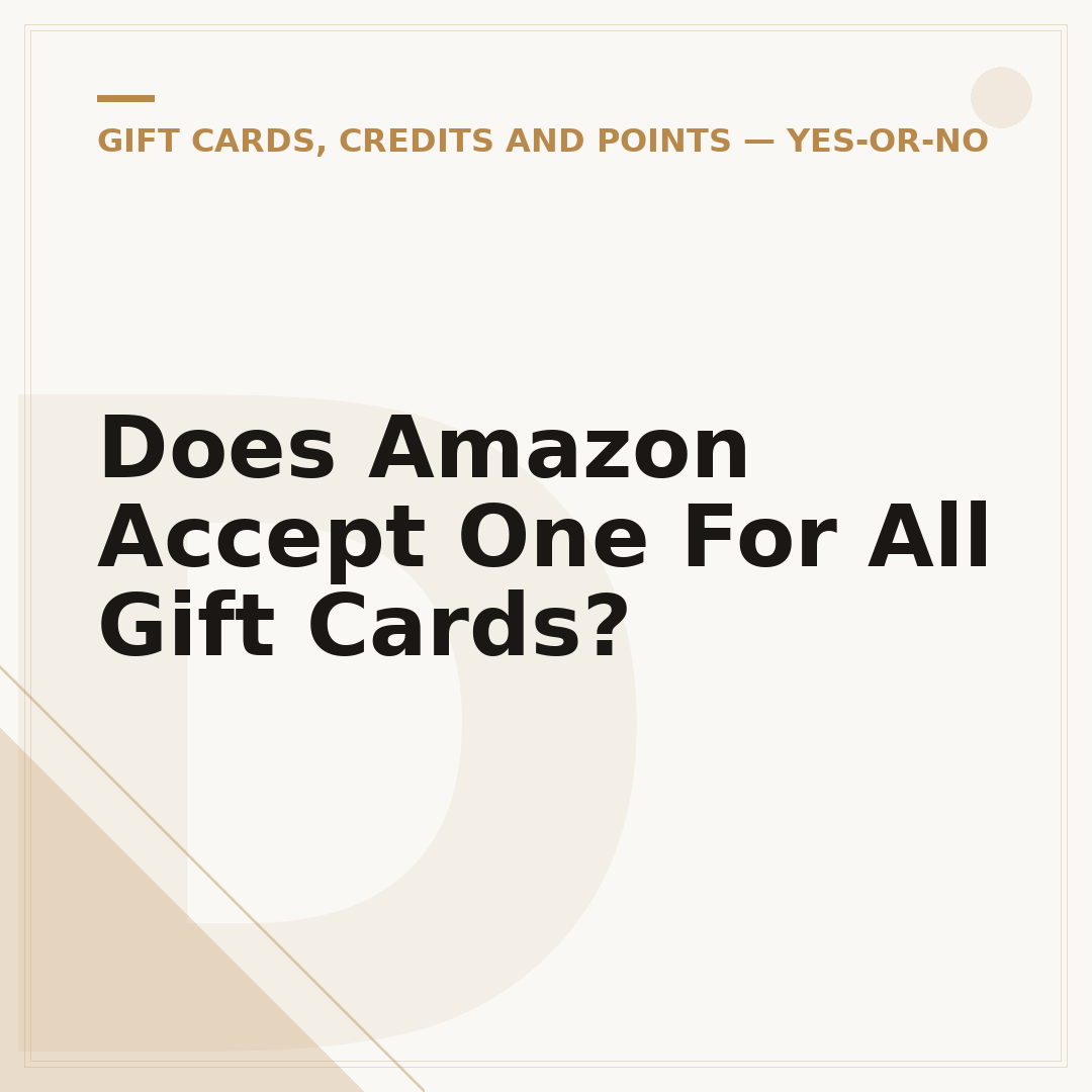 Does Amazon Accept One For All Gift Cards?