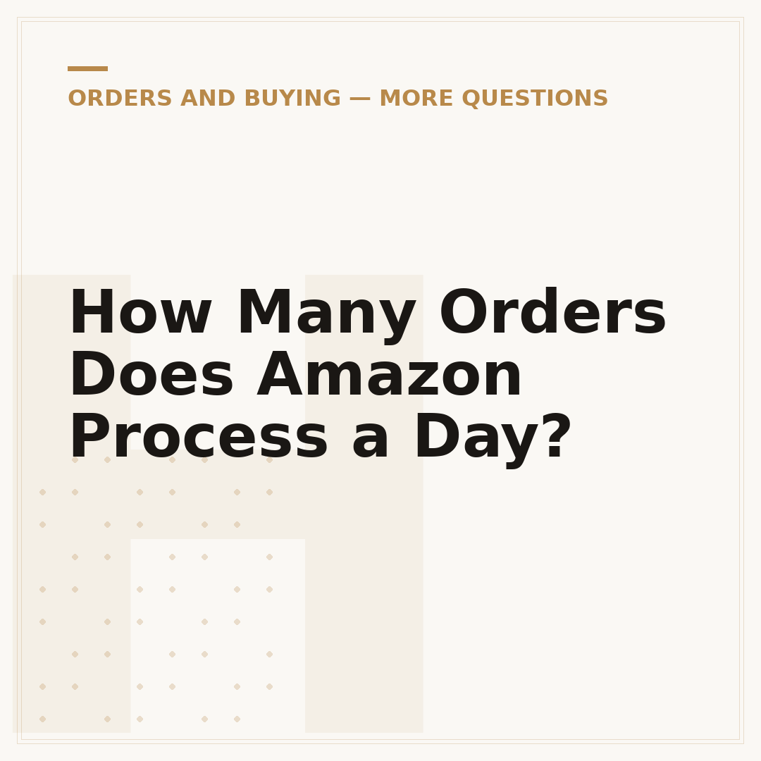 How Many Orders Does Amazon Process a Day?