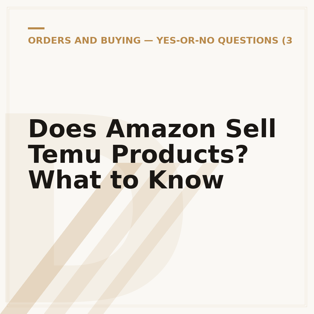 Does Amazon Sell Temu Products? What to Know