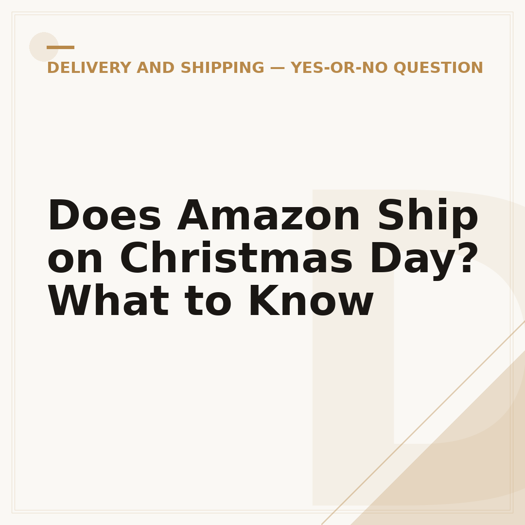Does Amazon Ship on Christmas Day? What to Know