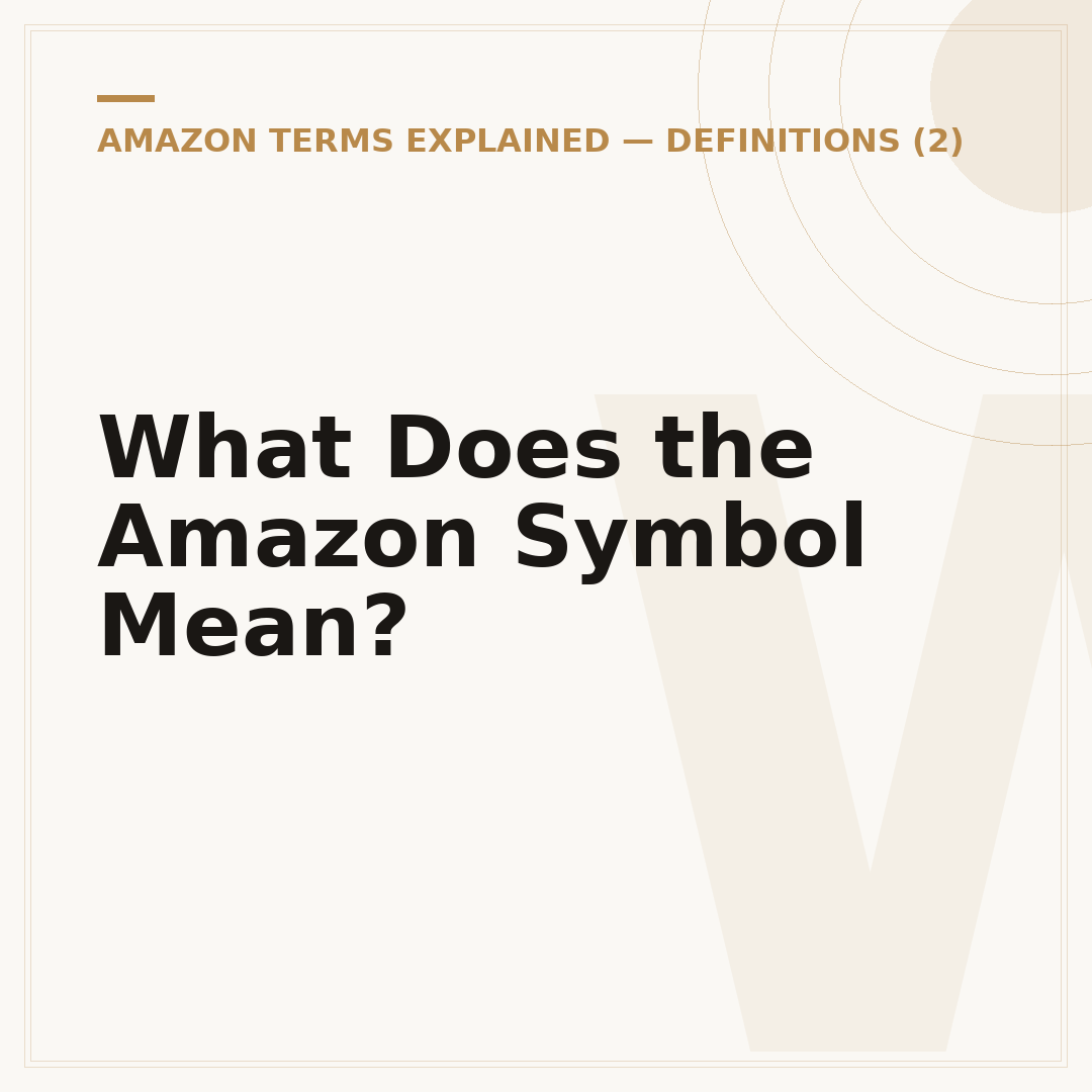 What Does the Amazon Symbol Mean?