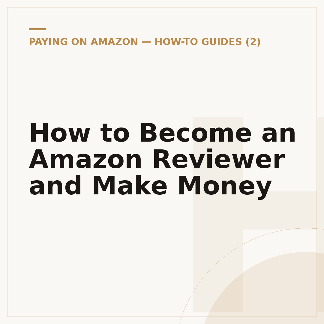 How to Become an Amazon Reviewer and Make Money