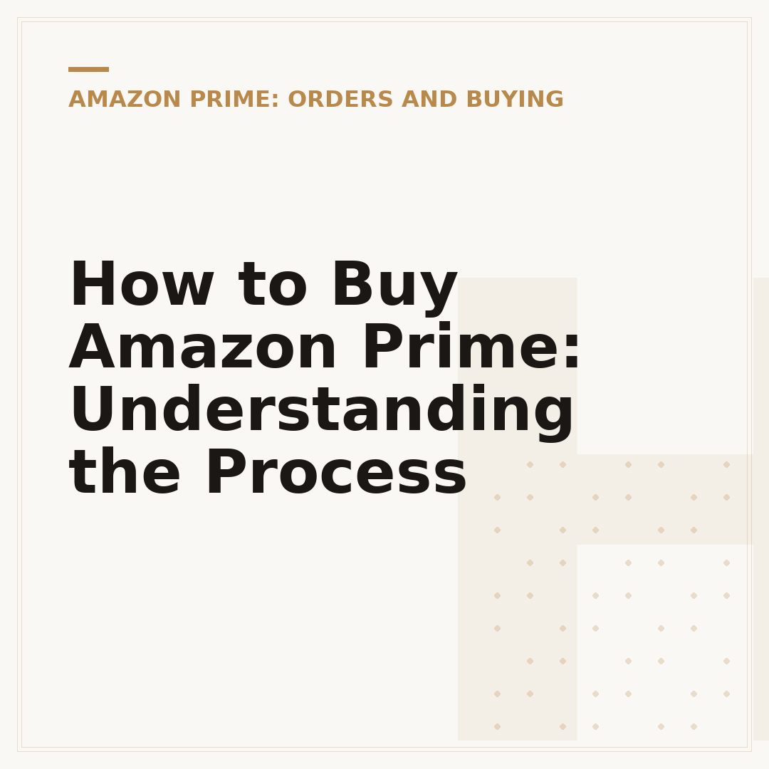 How to Buy Amazon Prime: Understanding the Process