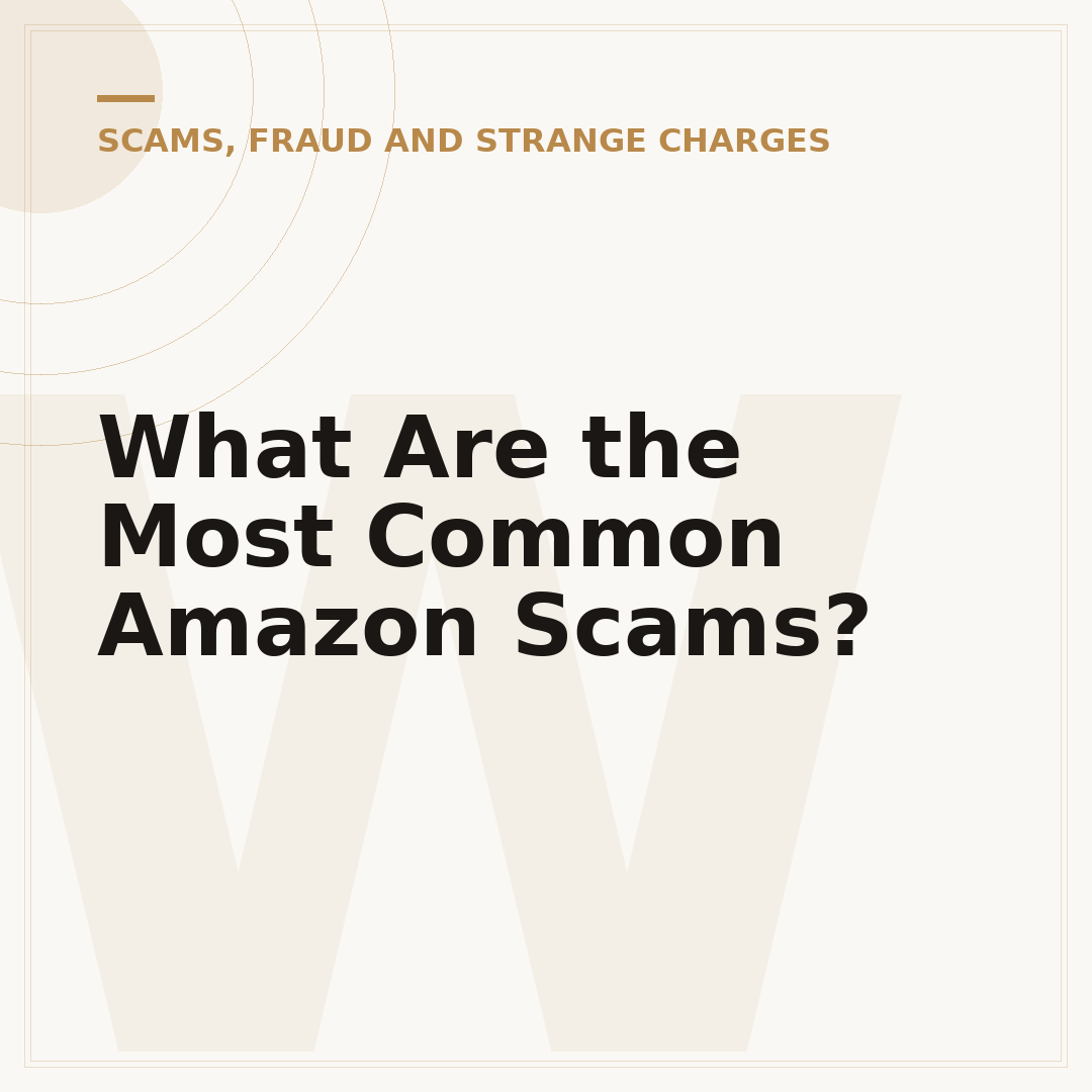 What Are the Most Common Amazon Scams?
