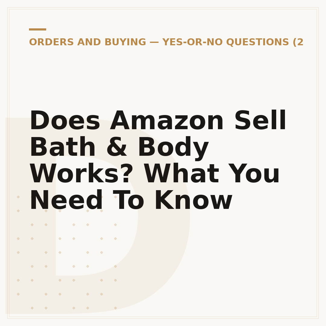 Does Amazon Sell Bath & Body Works? What You Need To Know