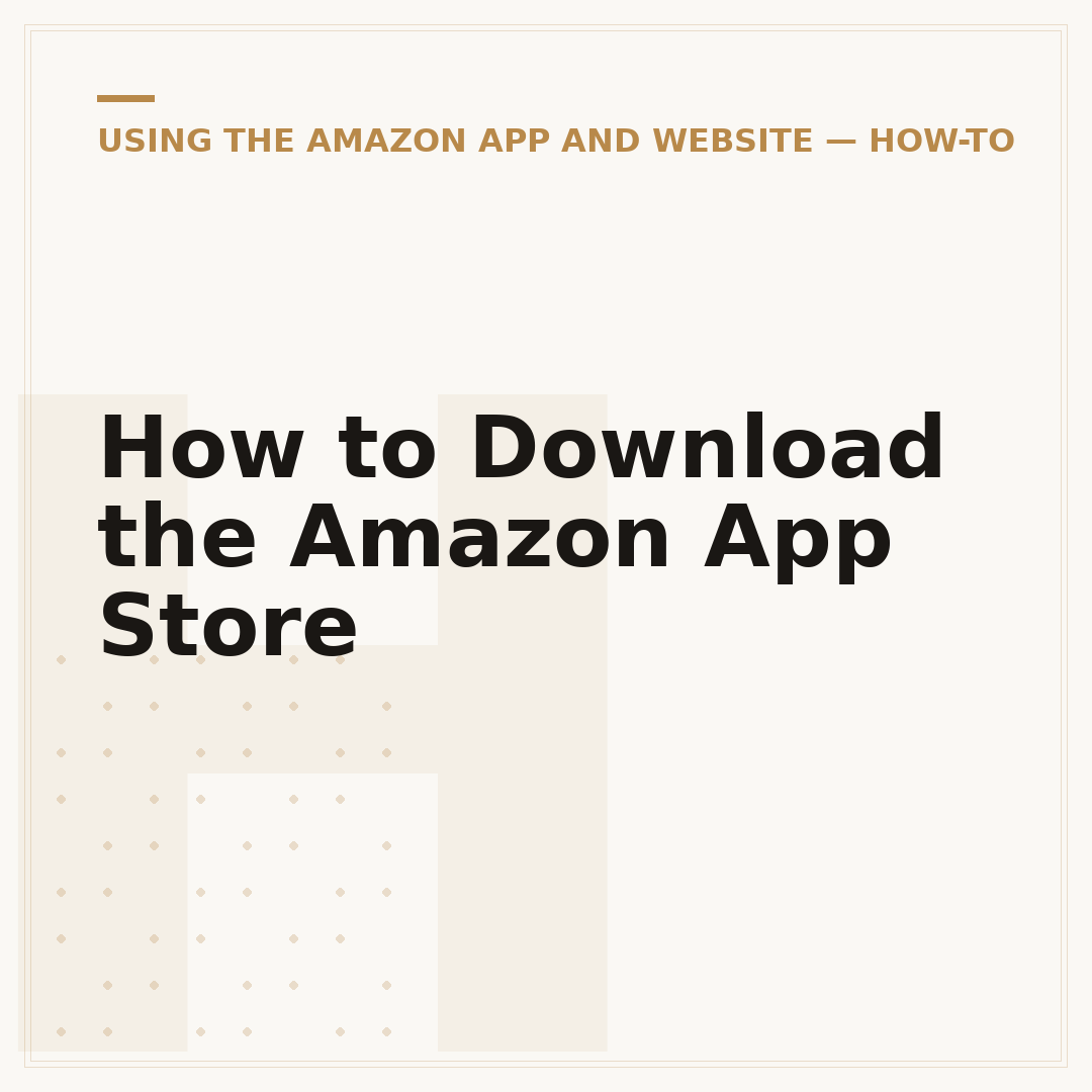 How to Download the Amazon App Store