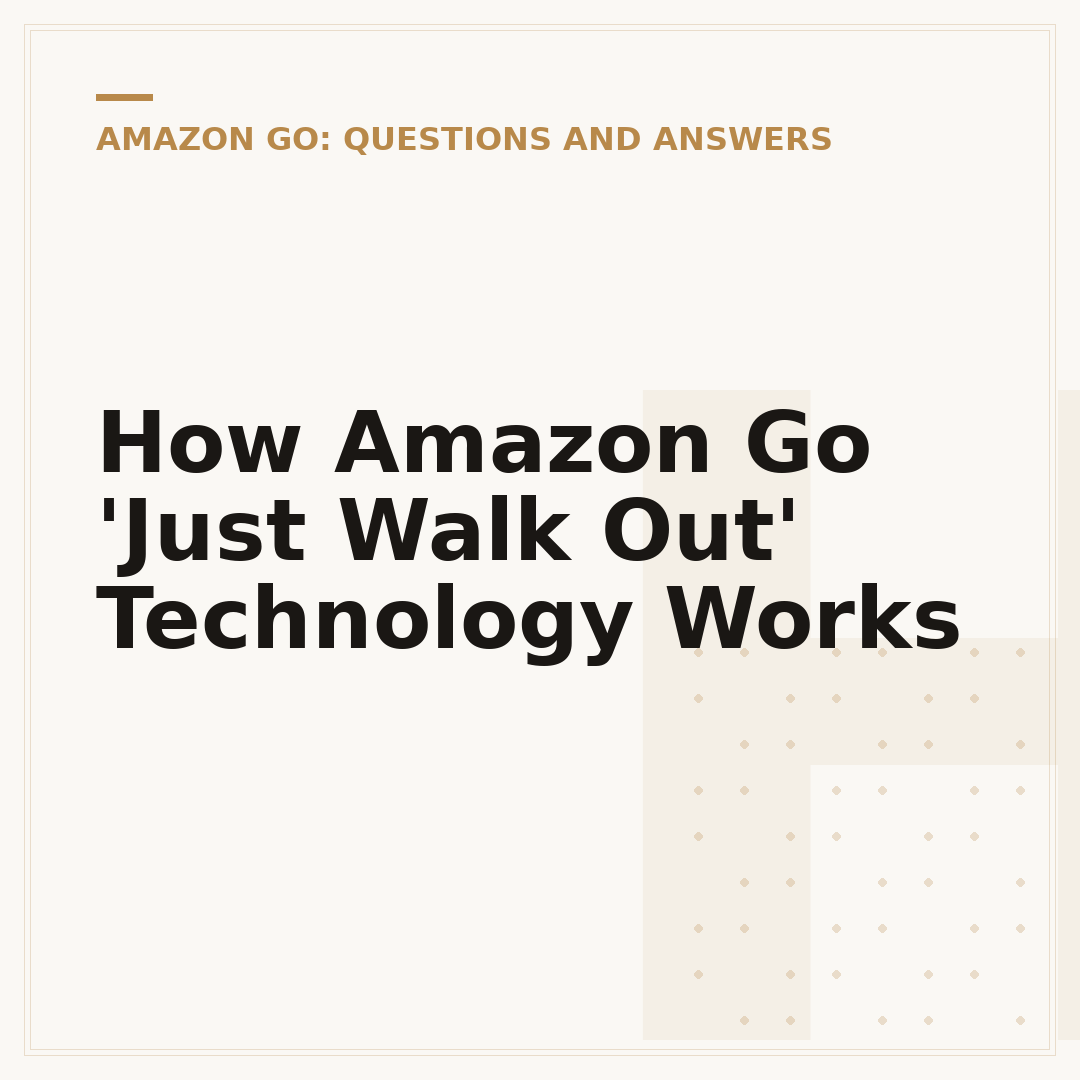 How Amazon Go 'Just Walk Out' Technology Works