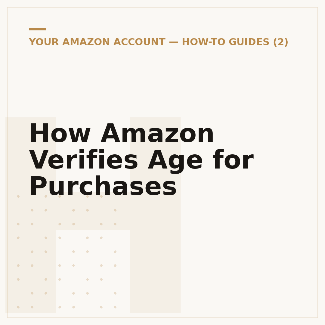 How Amazon Verifies Age for Purchases