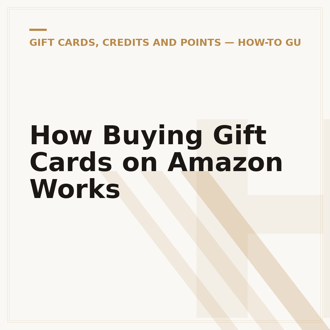 How Buying Gift Cards on Amazon Works