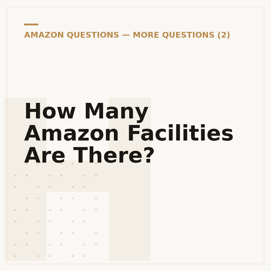 How Many Amazon Facilities Are There?