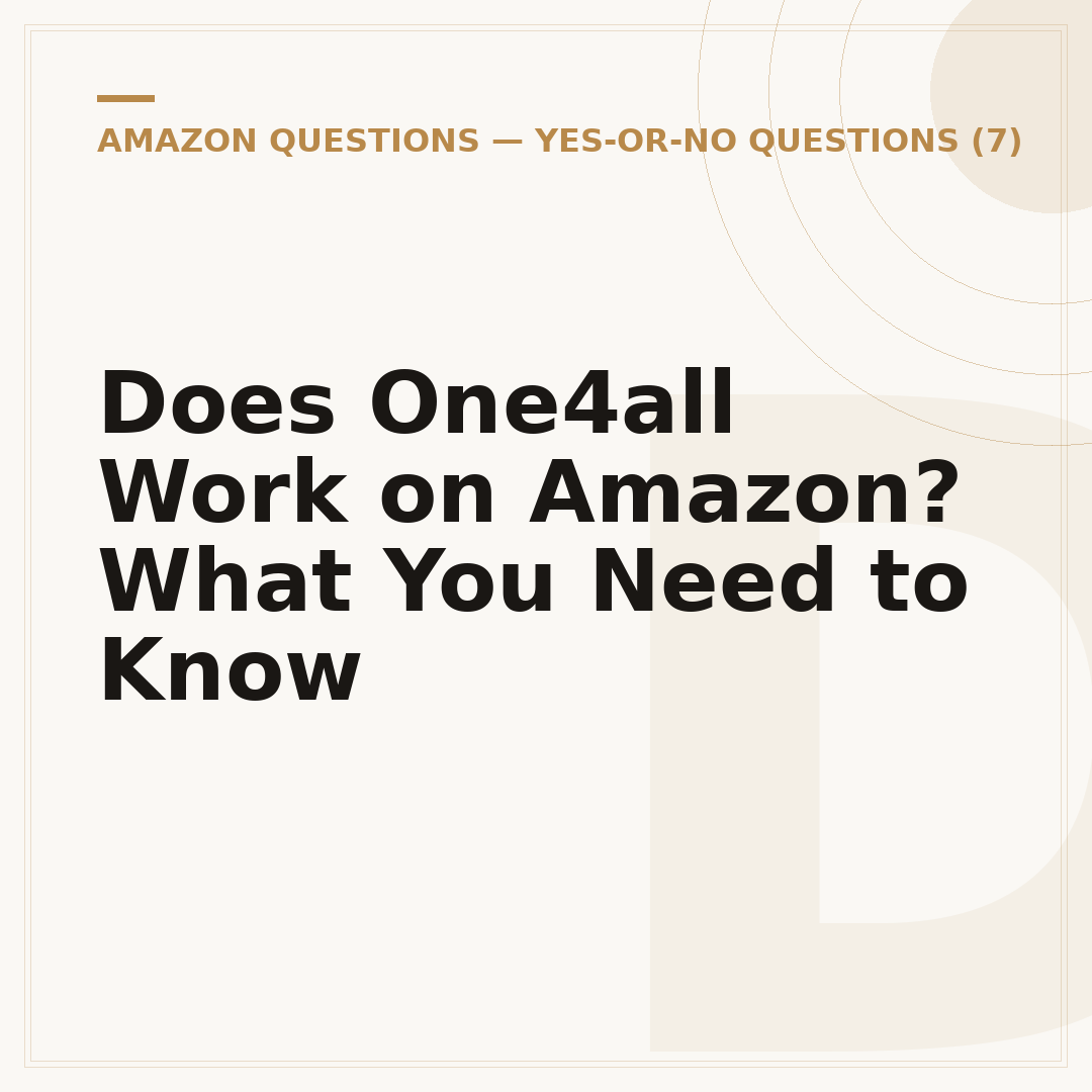 Does One4all Work on Amazon? What You Need to Know