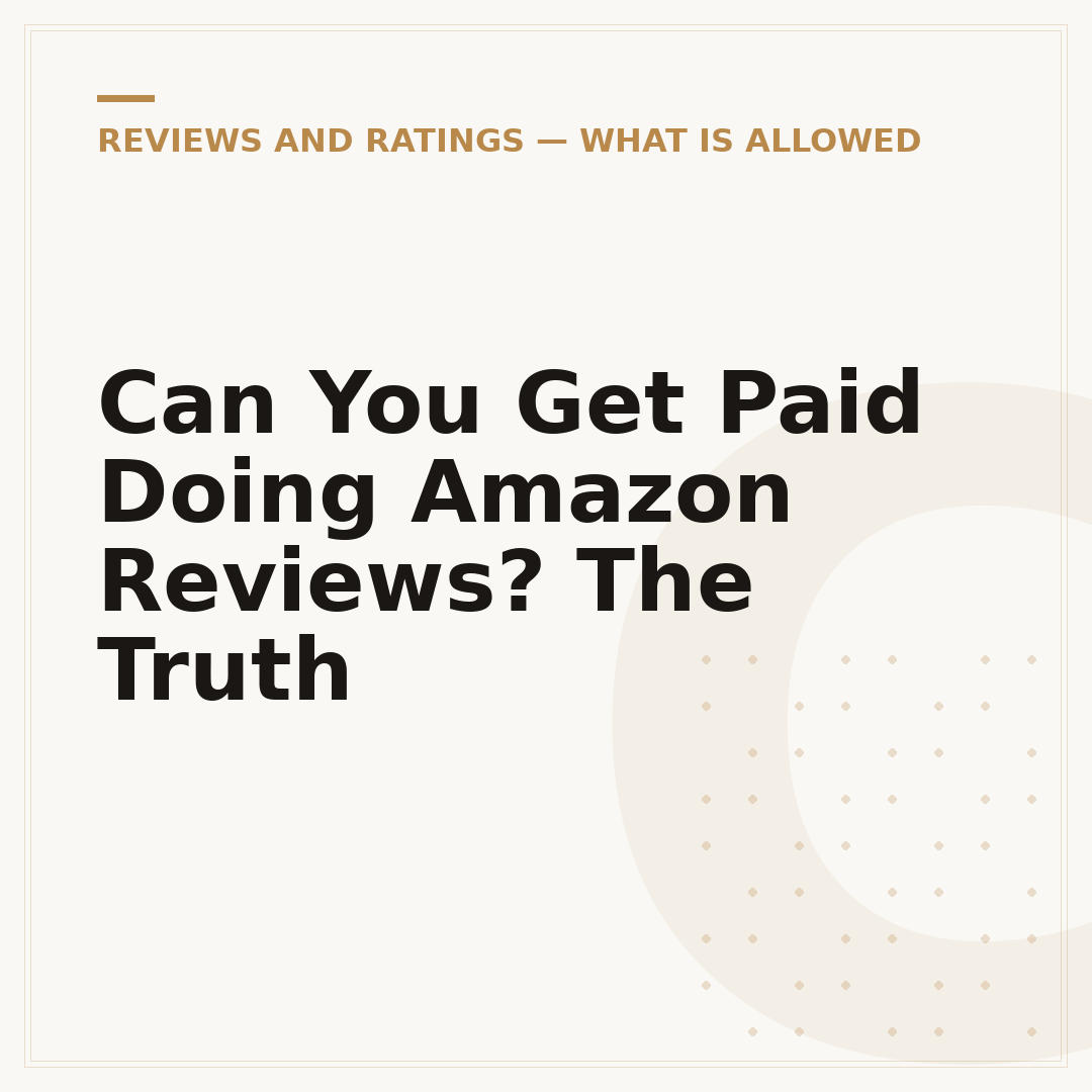 Can You Get Paid Doing Amazon Reviews? The Truth