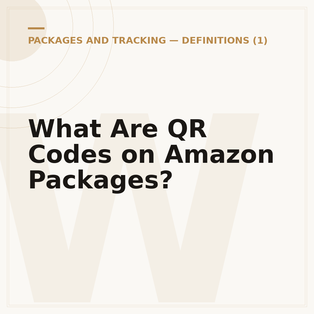 What Are QR Codes on Amazon Packages?