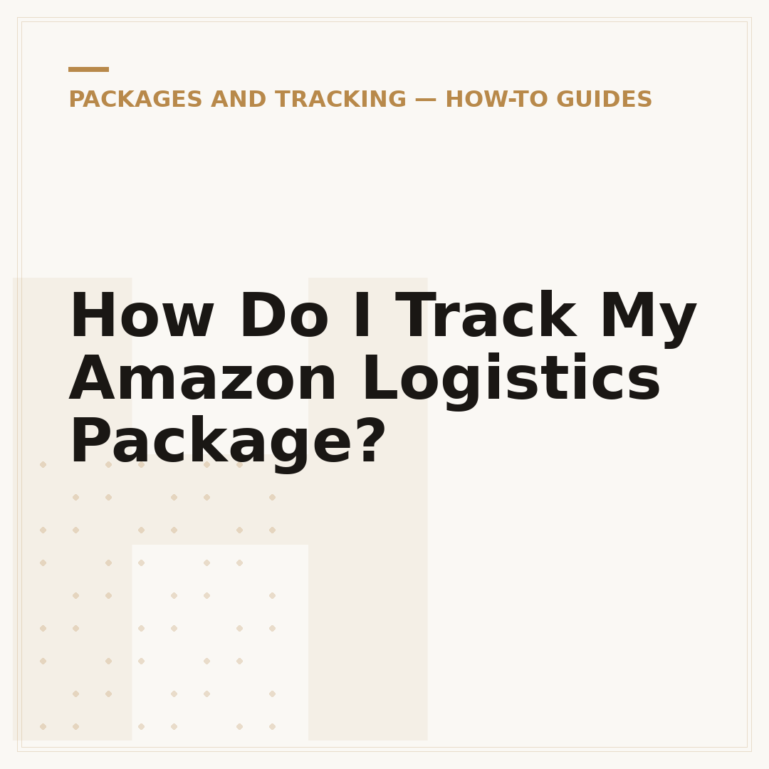 How Do I Track My Amazon Logistics Package?