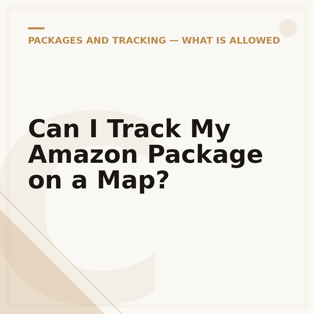 Can I Track My Amazon Package on a Map?
