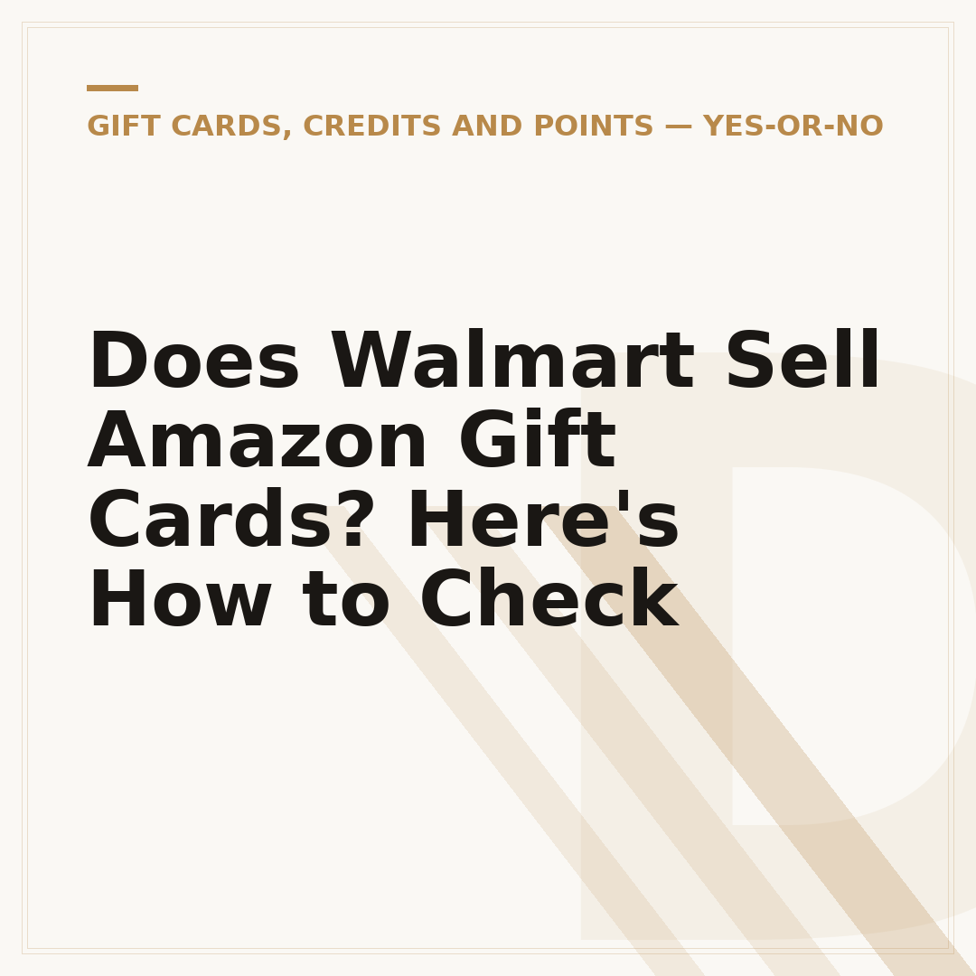 Does Walmart Sell Amazon Gift Cards? Here's How to Check